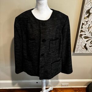 Gorgeous plus size Evan Picone tweed blazer.  Worn once.
